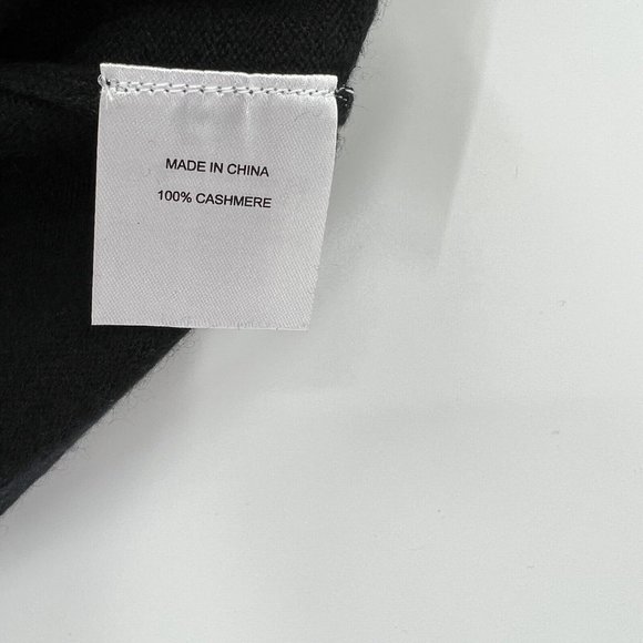 Quince Women's Black Mongolian Cashmere Turtleneck Sweater Dress sz S NWT Short - Picture 4 of 5